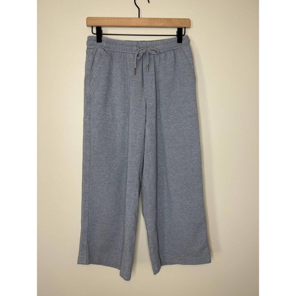 Athleta Women's SZ 2 Farallon Heathered Wide Leg Crop Pant 657551-02 - Picture 3 of 6